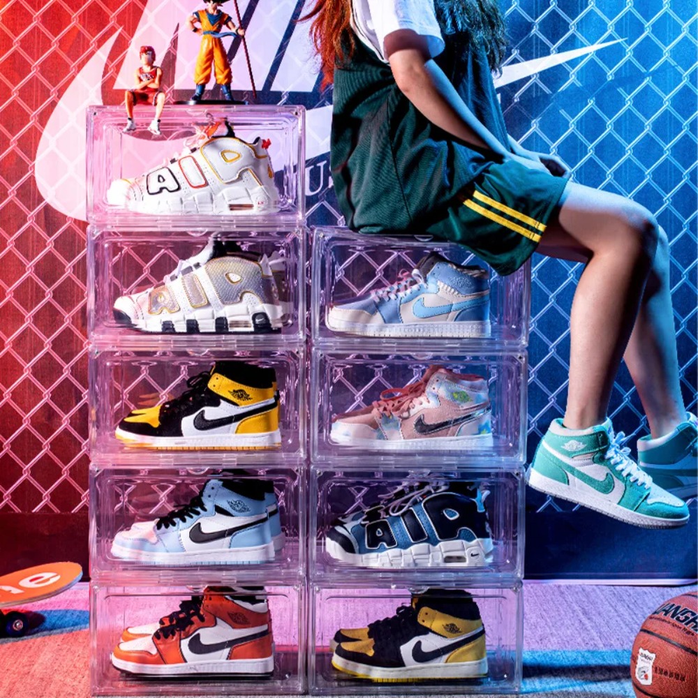 Sneaker Case - Thickened Transparent Storage Box Acrylic Shoe