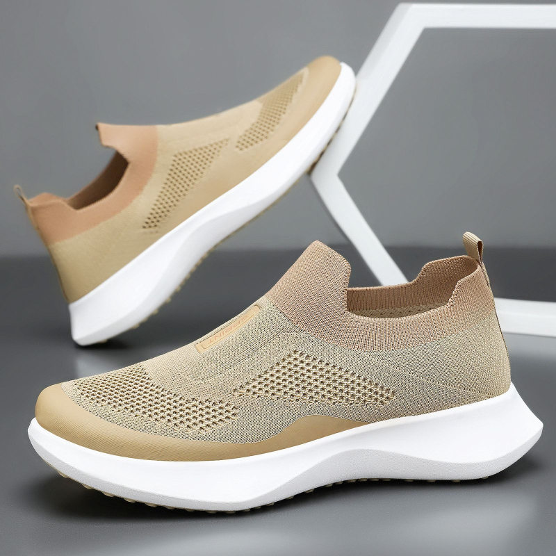 Sneaker Career - Breathable Knit Slip-On Sneakers Men Women