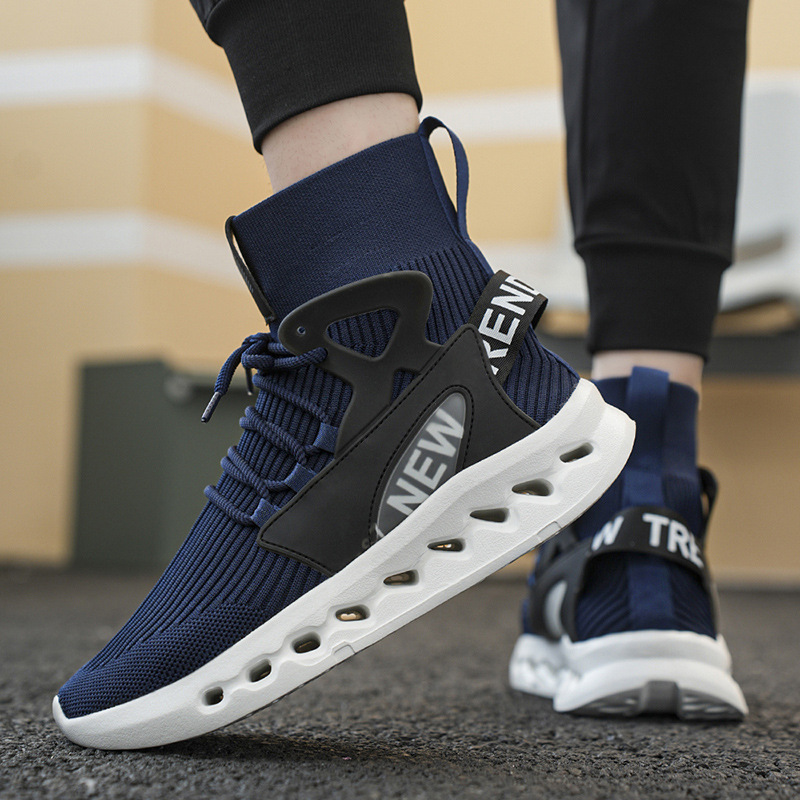 Trendy Men High Top Sock Shoes - Sneaker Career 评论和价格
