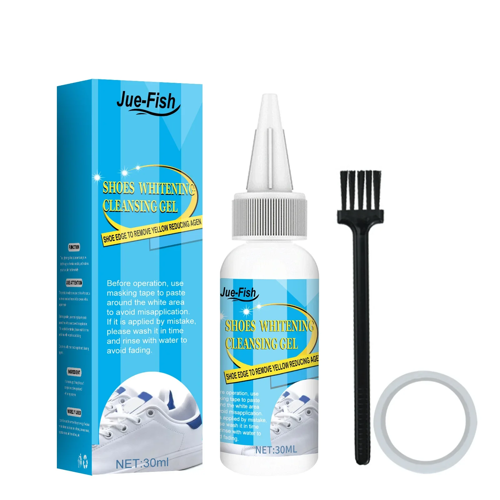 White Shoes Cleaning Gel Stain - Sneaker Shoe Care Kit 评论和价格