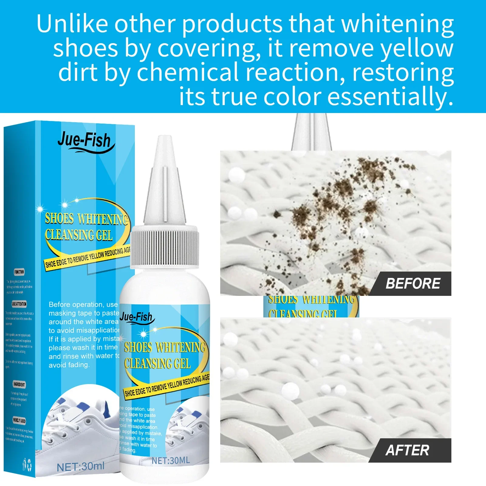White Shoes Cleaning Gel Stain - Sneaker Shoe Care Kit 评论和价格