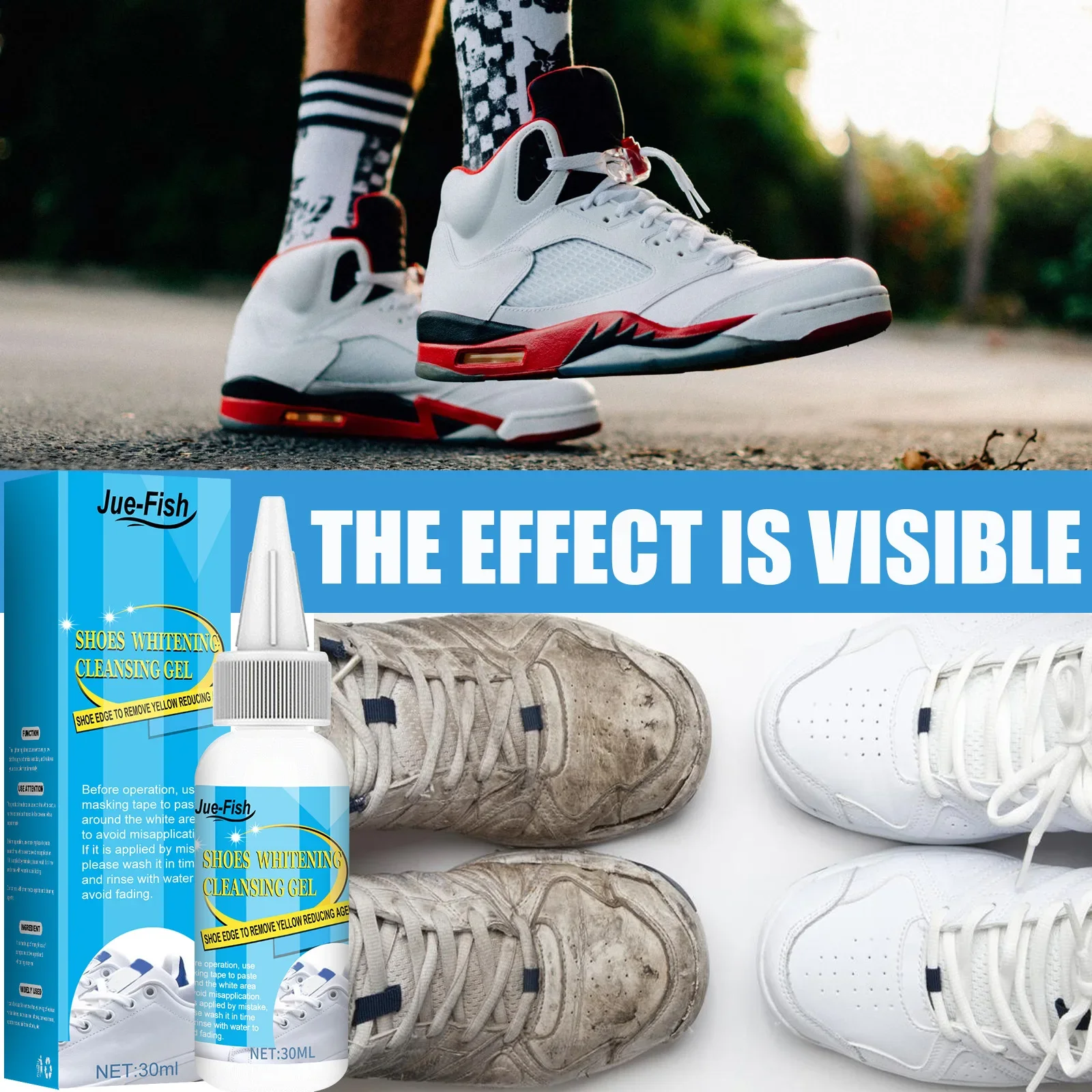 White Shoes Cleaning Gel Stain - Sneaker Shoe Care Kit 评论和价格
