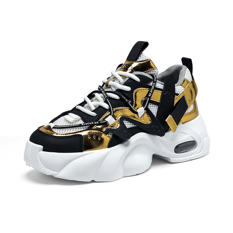New Dad Shoes Color-blocked Ca - Sneaker Career 评论和价格