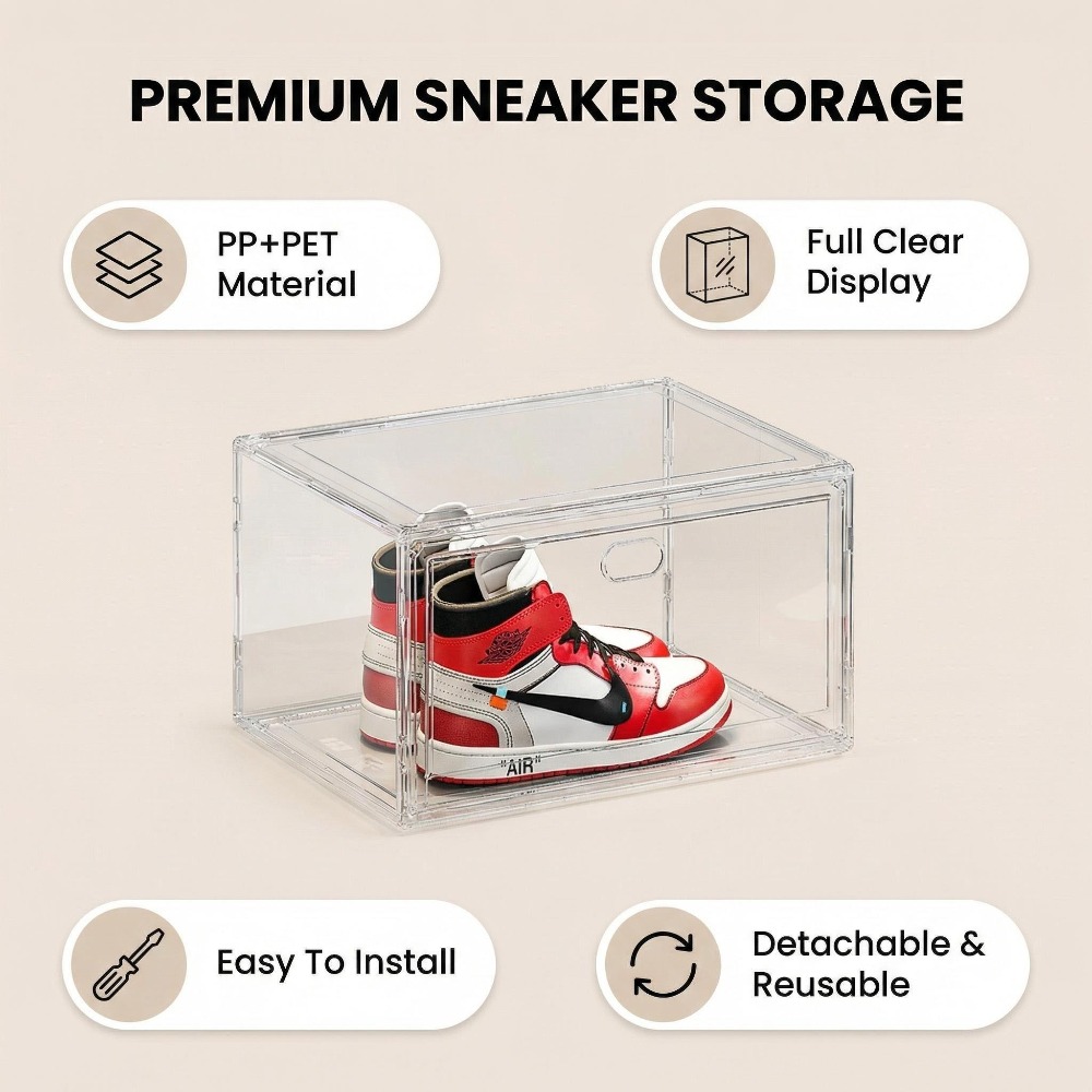 Thickened Transparent Storage  - Sneaker Case 评论和价格