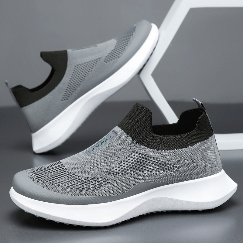 Breathable Knit Slip-On Sneake - Sneaker Career 评论和价格
