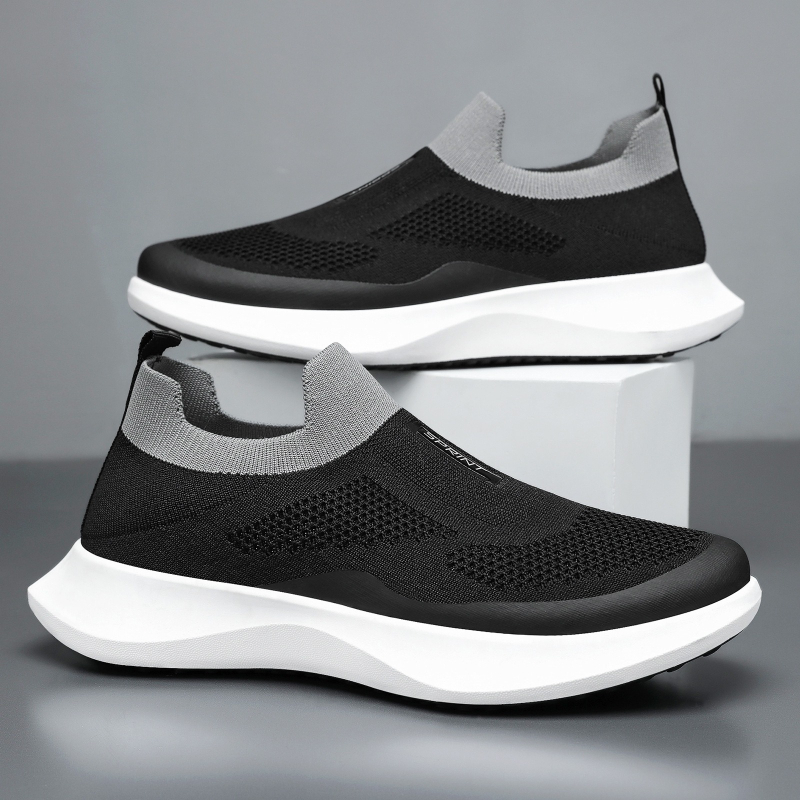 Breathable Knit Slip-On Sneake - Sneaker Career 评论和价格