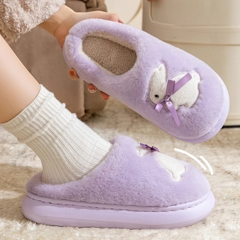Winter Plush Slippers for Wome - Insole Memory Foam 评论和价格